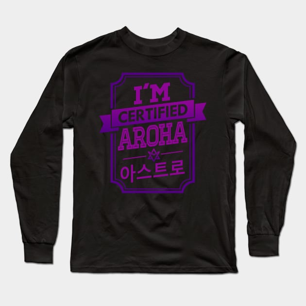 I'M CERTIFIED ASTRO AROHA Long Sleeve T-Shirt by skeletonvenus